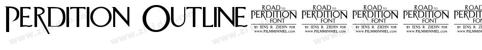 Perdition Outline字体转换
